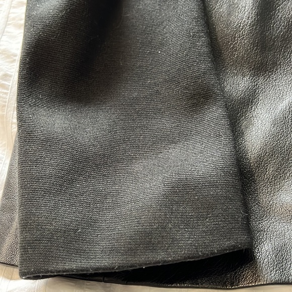 MAXAZRIA  black mixed/ leather jacket 🇺🇸 - Picture 9 of 9